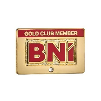 Gold Club Pin 1 Stone